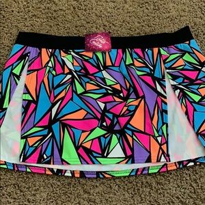 Rolita Couture Geo Shapes Electric Amazon Skirt